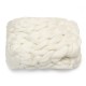 Hand-woven Blanket 120*150CM Knit Soft Warm Coarse Wool Bed Spread for Home Textiles