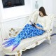 Mermaid Blanket Flannel Fleece Rainbow Mermaid Tail Blanket Adult Sofa Mermaid Quilt Wrap Blankets