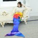 Mermaid Blanket Flannel Fleece Rainbow Mermaid Tail Blanket Adult Sofa Mermaid Quilt Wrap Blankets