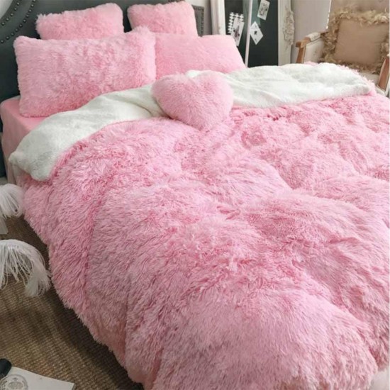 Large Soft Warm Shaggy Double Sized Fluffy Plush Blanket Throw Sofa Blankets Bed Blanket Bedding Accessories