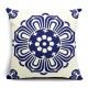 Chinoiserie Pillow Case Blue And White Porcelain Pillowcase