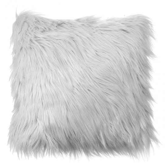 40x40 Faux Wool Fur Cushion Cover Fluffy Soft Plush Throw Pillow Case Home Decor