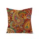 Bohemian Mandala Folk Geometrical Style Linen Throw Pillow Case Home Sofa Art Decor Cushion Cover