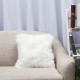 Throw Pillow Cover Cushion Case Faux Fur Fluffy Plush Soft Sofa Solid Home Decor