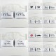 2PCS White Cotton Home Hotel Decor Standard Pillow Case Bed Throw Cushion Cover