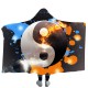 Yin and Yang Bejirog Hooded Blankets Cloak Warm Wearable Plush Thick Nap Soft Mat