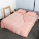 Winter Plush Duvet Cover Solid Color Long Plush Thickened Quilt Cover Pillowcase Plush Comforter Set for Bed Set