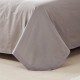 3/4pcs Pure Cotton Light Purple Grey Assorted Bedding Sets Plain Duvet Cover