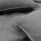 French linen luxury linen bedding set sabanas stone washed flax fitted bedsheet