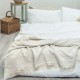 Flax Linen Sheets Oeko Tex Custom Color Stone Washed Linen Fabric 100%French Flax Fashionable Queen Size Duvet Cover Bedding Set