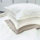 100%French Flax Oeko Tex Custom Color Stone Washed Linen Fabric Flax Linen Sheet King Size Fashionable Duvet Cover Bedding Set